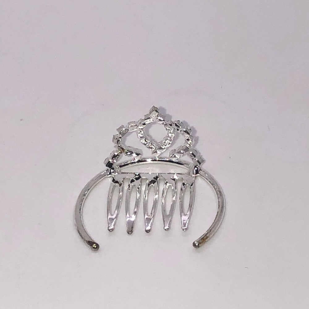 Mini Chrystal Rhinestone Tiara - Picture 4 of 8